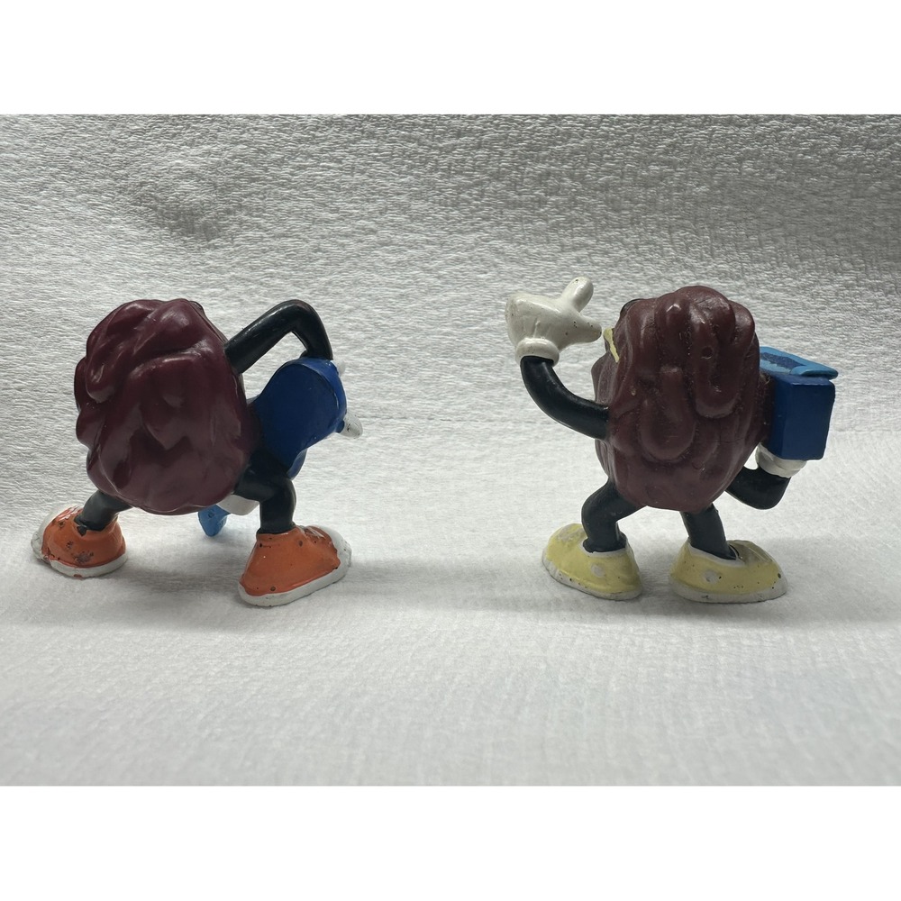 Vintage 1988 California Raisins Applause PVC Figures Guitar/Boombox Lot of 2 - Picture 2 of 5